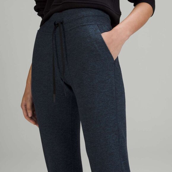 EUC Lululemon Ready To Rulu High Rise Jogger, Heathered True Navy/Black - Picture 1 of 11